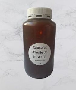 400 CAPSULES D'HUILE DE NIGELLE